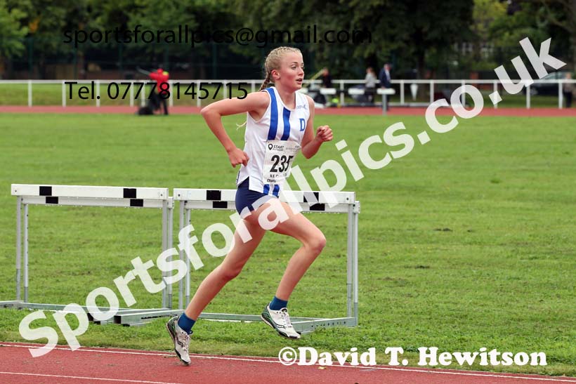 Women and Girls 3000 metres, 2021 North Eastern Track and Field Champs., Middesbrough. Photo: David T. Hewitson/Sports for All Pics